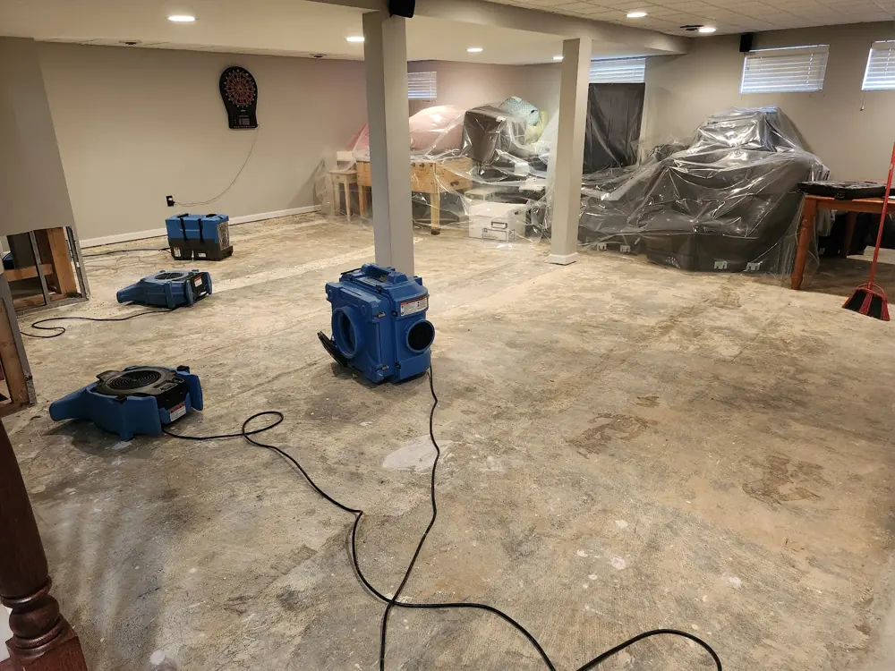 Water damage restoration crew working in Dr. Phillips, FL